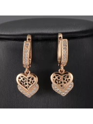 Серьги Бархатное Сердце