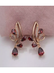 Серьги Бордовый Каприз