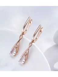 Серьги Плетеный Бриллиант