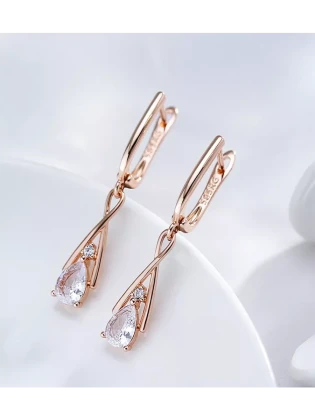 Серьги Плетеный Бриллиант