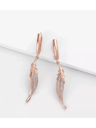 Серьги Листья