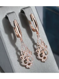Серьги Бесконечное Сердце