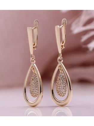 Серьги бижутерия длинные овальные