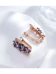 Серьги бижутерия Маленькие камни
