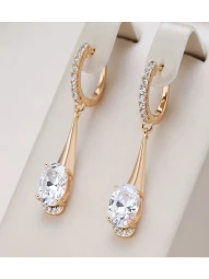 Серьги короткие подвески