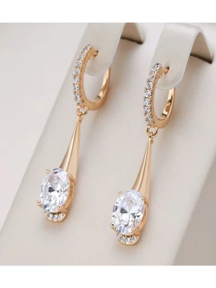 Серьги короткие подвески