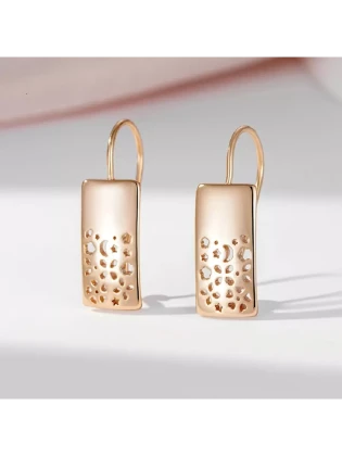 Серьги бижутерия под золото