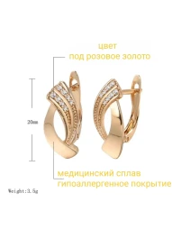 Серьги Бегущие в Будущее
