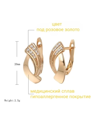 Серьги Бегущие в Будущее