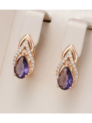Серьги в капле
