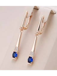 Серьги Настроение Синие