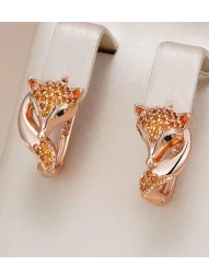 Серьги лисы