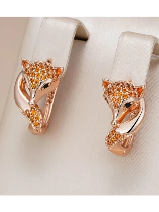 Серьги лисы