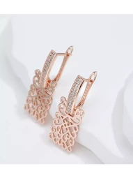 Серьги сетчатые