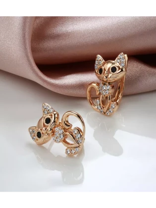 Серьги Кошечка