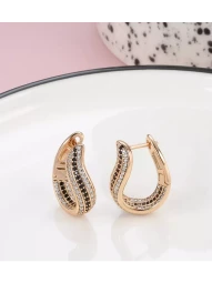Серьги Изогнутая линия
