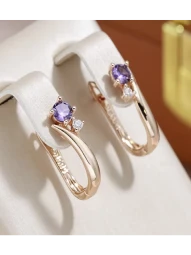Серьги геометрические
