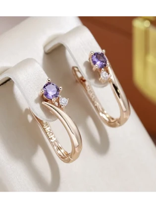 Серьги геометрические