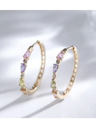 Серьги кольца