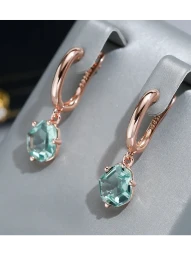 Серьги кристаллы