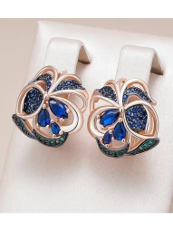 Серьги изысканный цветок
