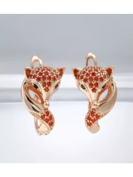 Серьги Лисичка