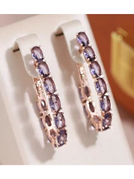 Серьги бижутерия космос