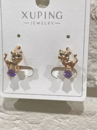 Серьги Котеночек