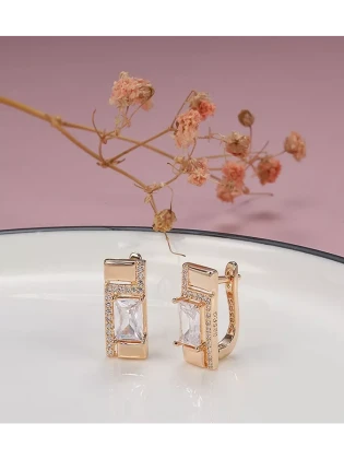 Серьги бижутерия изометрия