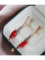 Серьги Красные