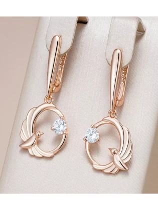 Серьги бижутерия голуби мира