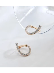 Серьги завитки